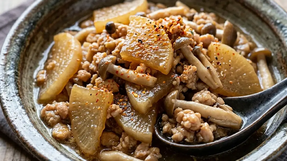 鶏そぼろ大根