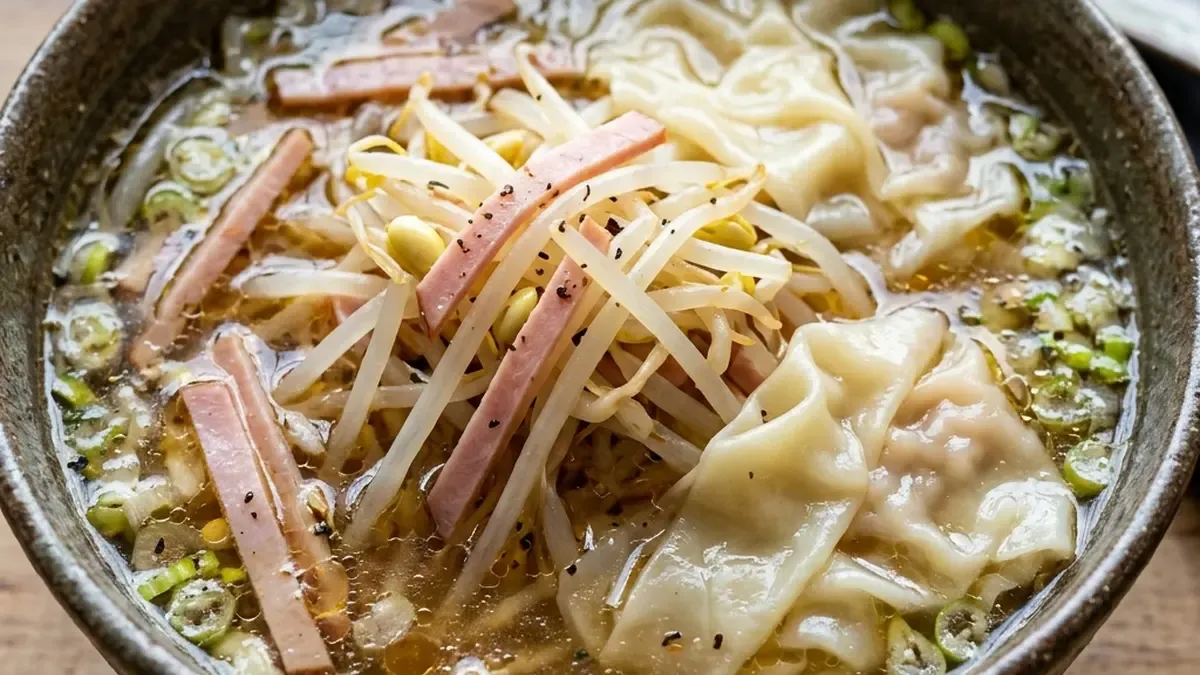 大豆もやしの具だくさんスープ
