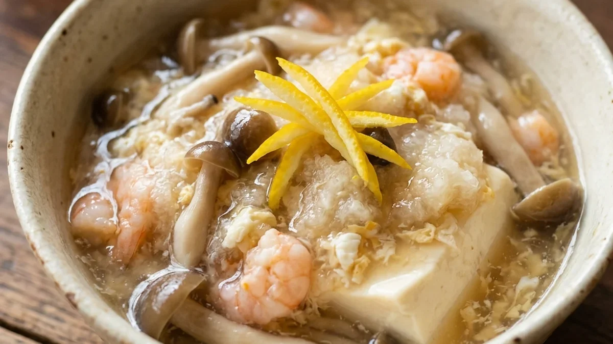 しめじと豆腐のかぶら蒸し