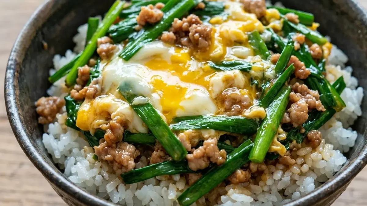 にらたまご飯