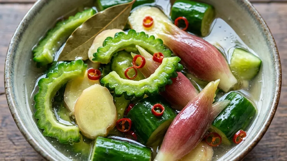 夏野菜のミックスピクルス