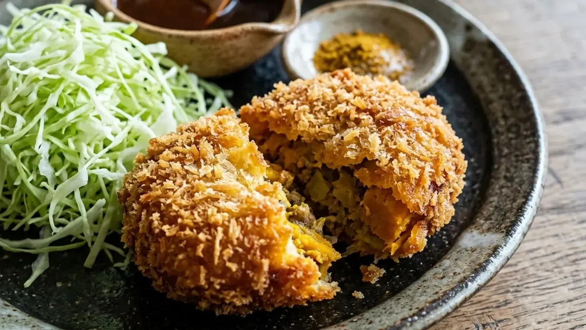 さつまいものカレーコロッケ