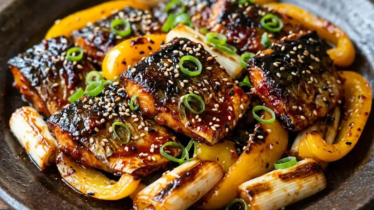 さんまの韓国風かば焼き
