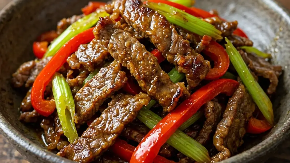 牛肉と夏野菜のカレーきんぴら