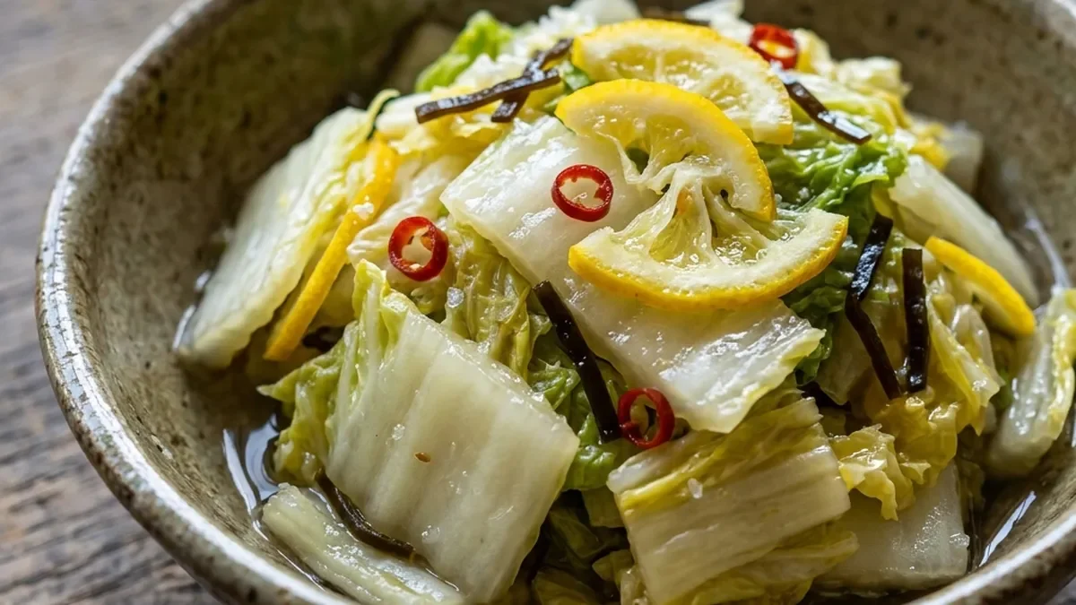 白菜の刻み漬け