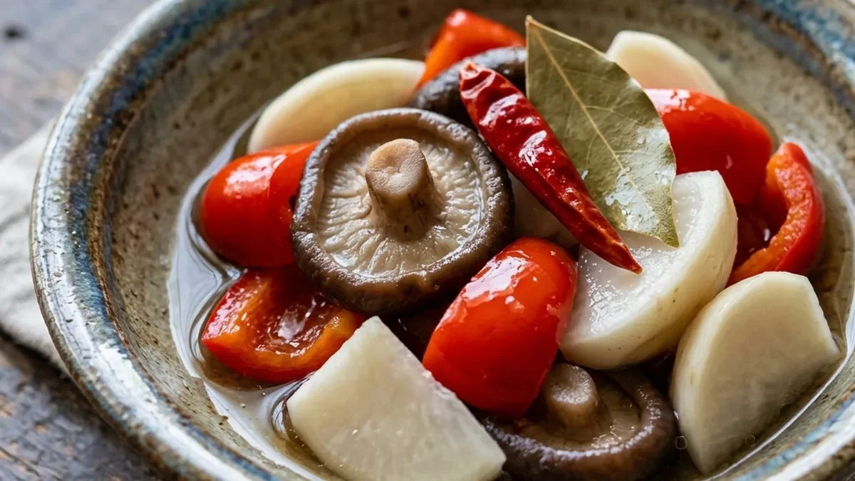 ゆで野菜のピクルス