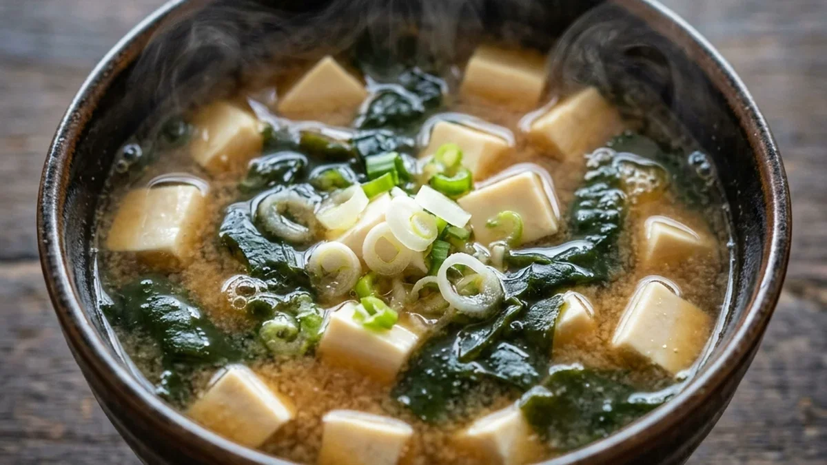豆腐とわかめのみそ汁