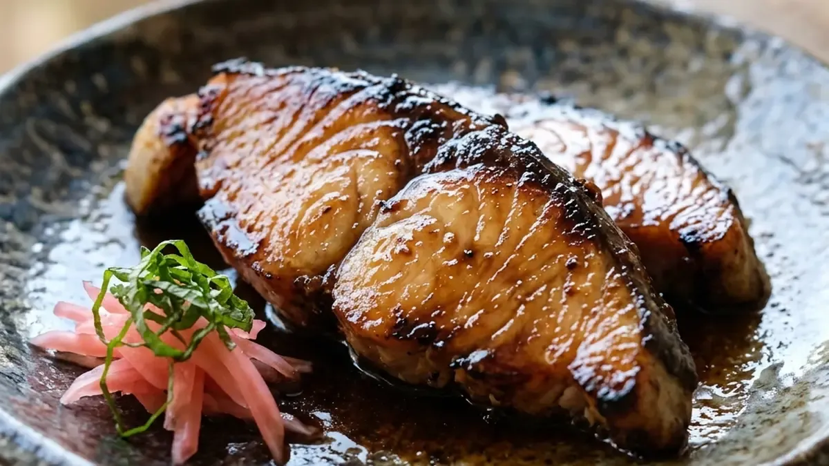 ぶりのフライパン照り焼き