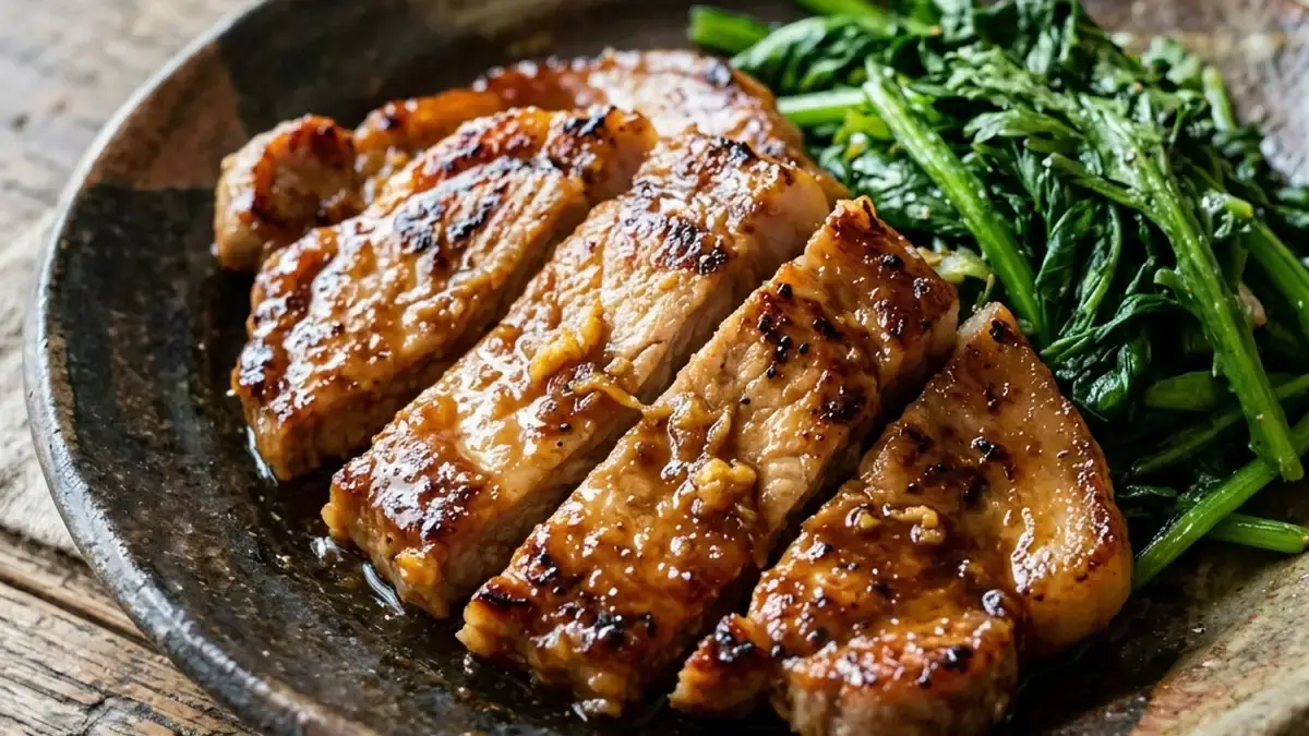 豚肉のみそしょうが焼き