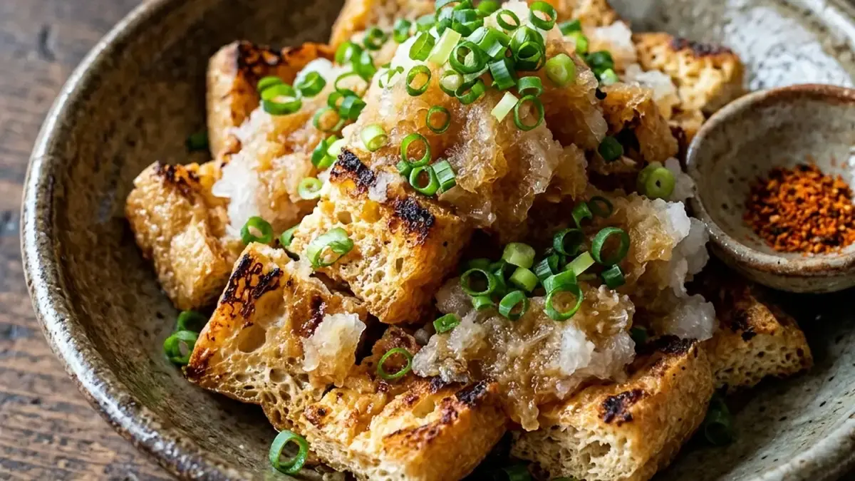 油揚げのトースター焼きみぞれあえ