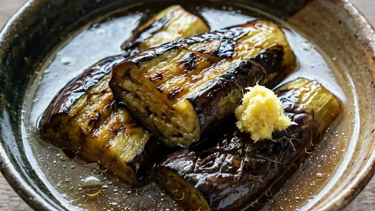 だしたっぷり焼きなす