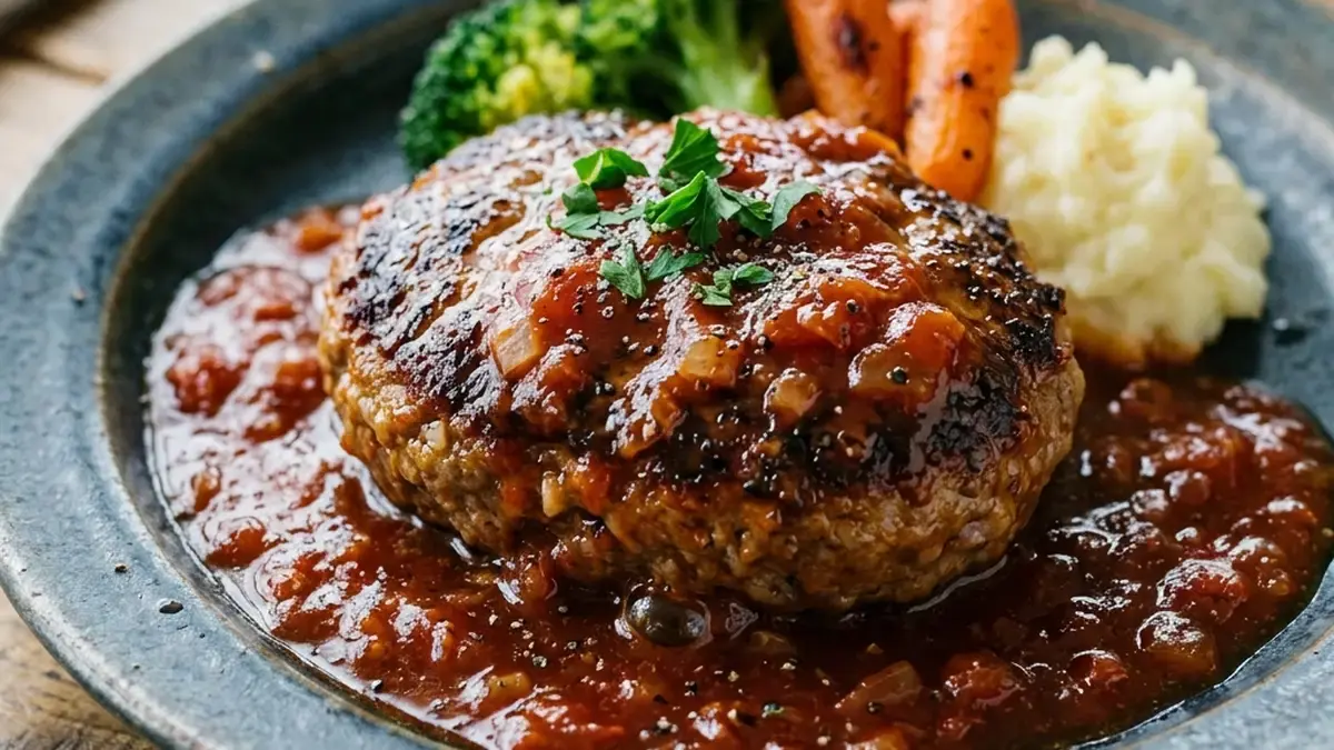 ”ごちそう”トマト煮込みハンバーグ
