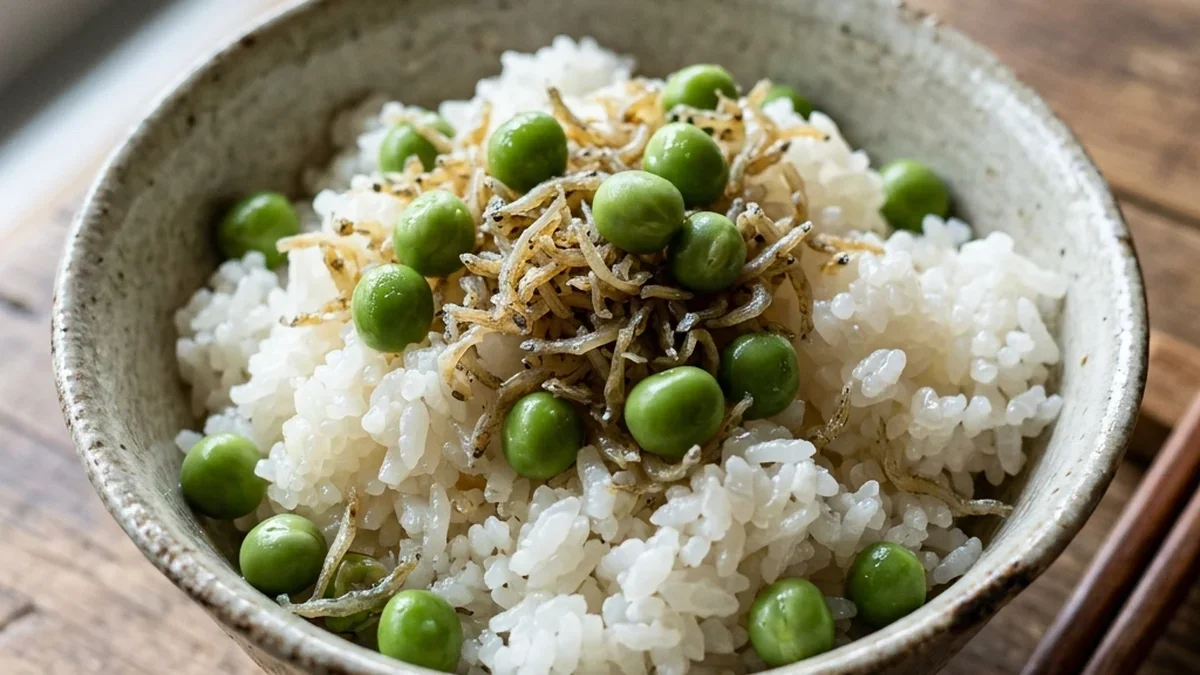 トッピング豆ご飯