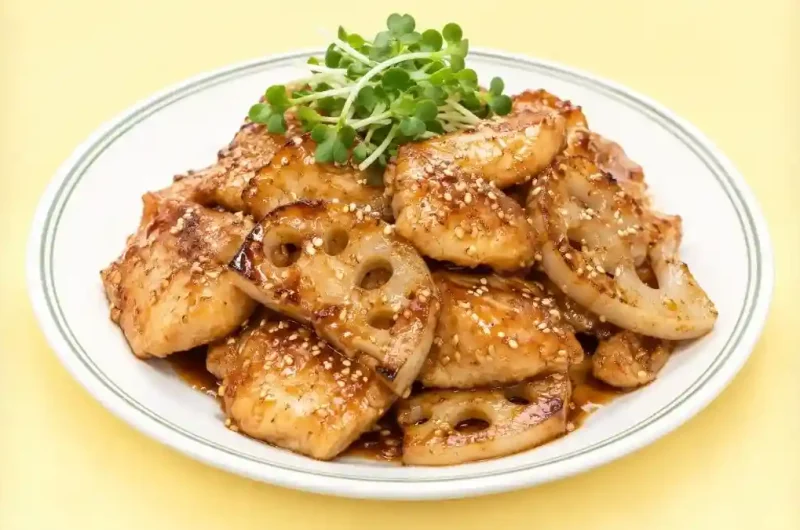 【きょうの料理】れんこんと鶏むねの名古屋風甘辛だれのレシピ 吉田愛さん秋のボリュームおかず