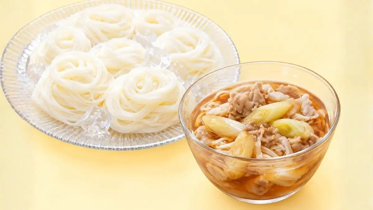 バクテー風肉つけ汁そうめん
