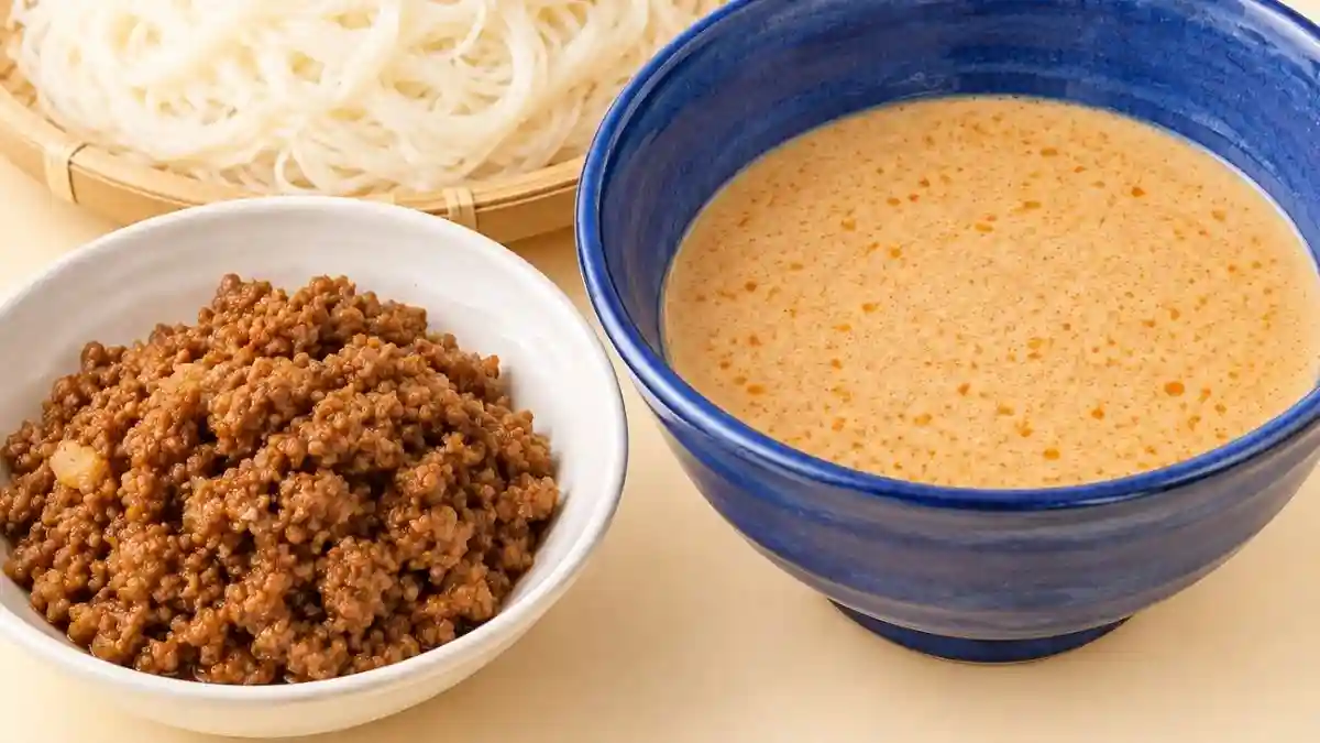 担々麺風豆腐ごまだれ