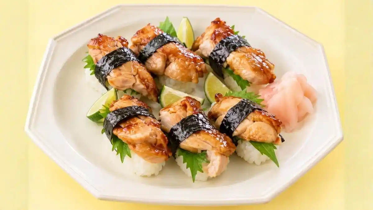照り焼きチキンのにぎりずし