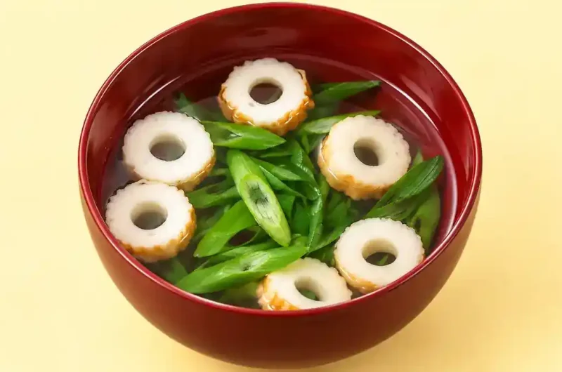 【きょうの料理】ちくわとねぎのお吸い物のレシピ 杉本節子さんおばんざいの知恵を生かす秋おかず