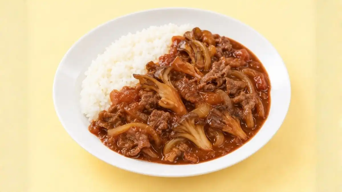 牛肉とまいたけの秋ハヤシ