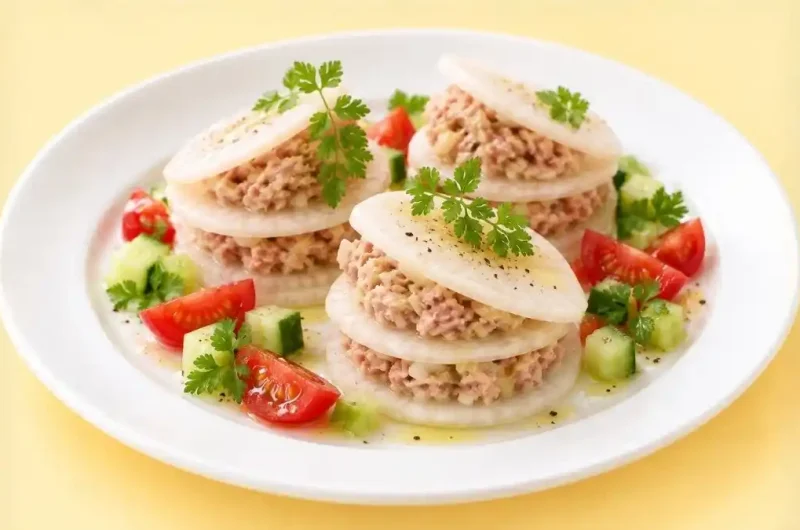 【きょうの料理】かぶとツナ缶のミルフィーユのレシピ 菊地美升シェフのおうちごはん