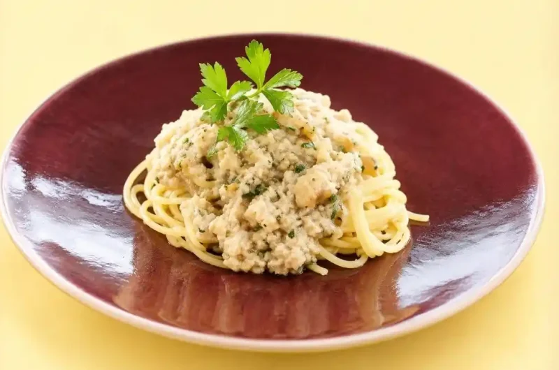 【あさイチ】なすのキャビア風パスタのレシピ 秋元さくらさん