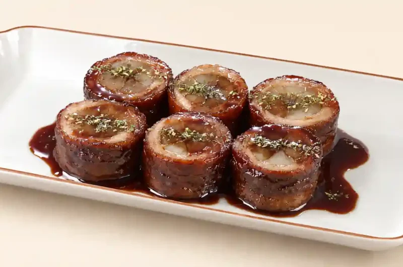 【きょうの料理】豚肉の八幡巻きワインソースのレシピ 村田知晴さん京料理人のモダン和ごはん