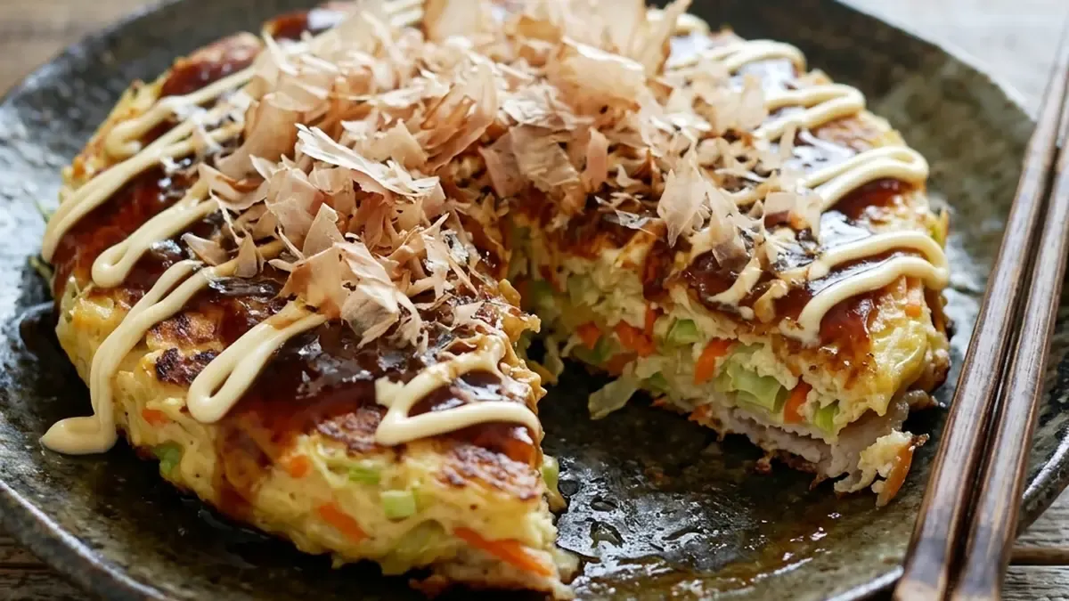 ふわふわ豆腐お好み焼き