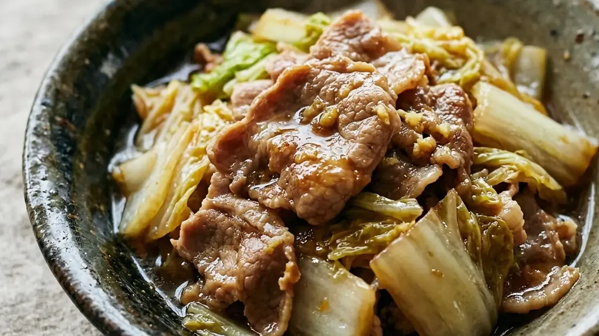 豚と白菜のくったりレンチン蒸し