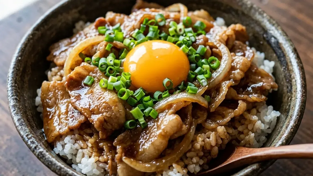 神のレンチン豚丼