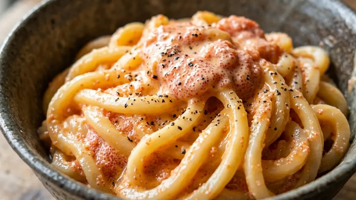 無限レンチンめんたいうどん