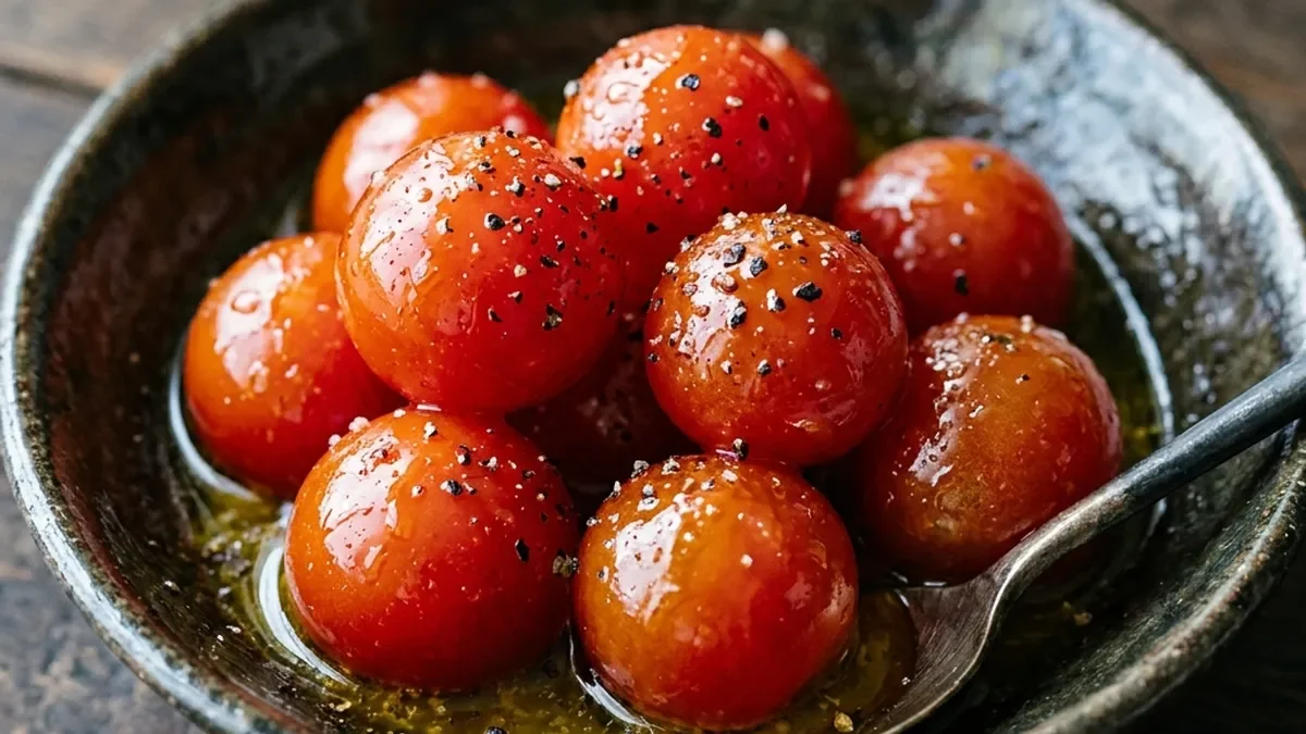 ミニトマトのハチミツマリネ