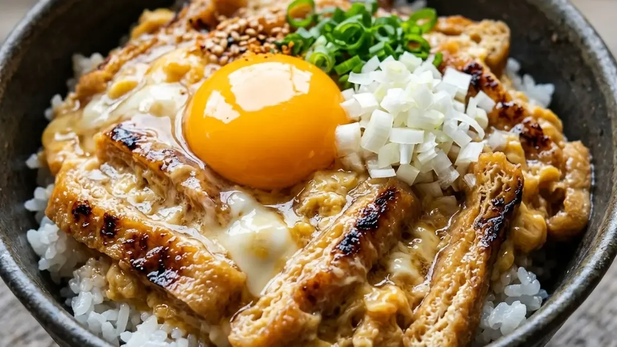 牛乳だしのきつね丼