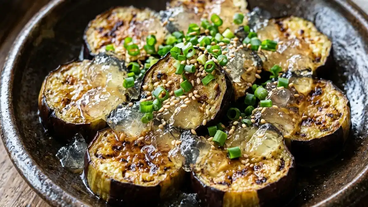 焼きなすのジュレ和え