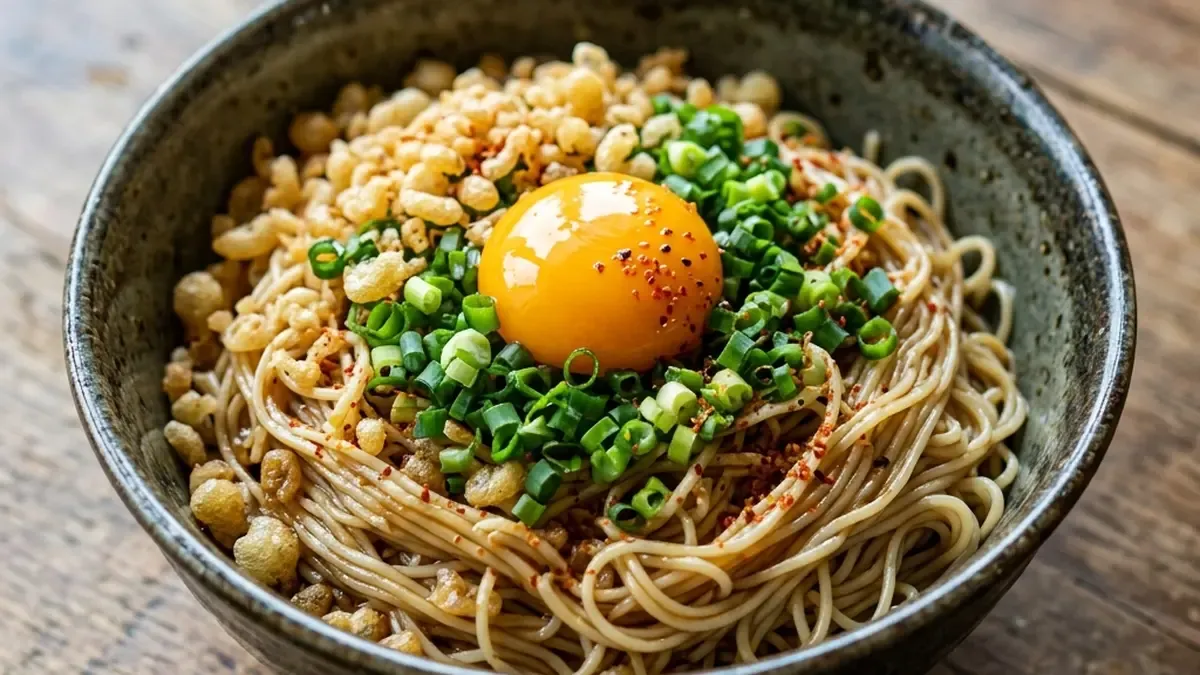 悪魔の天かすそうめん