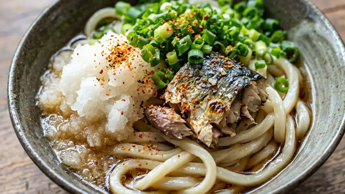 セブンのにしんおろし冷やしうどん