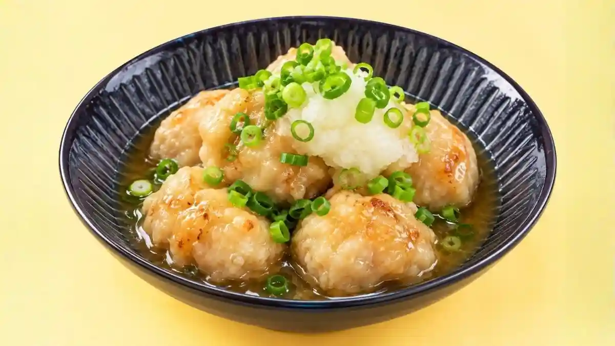 れんこん餅の揚げ出し