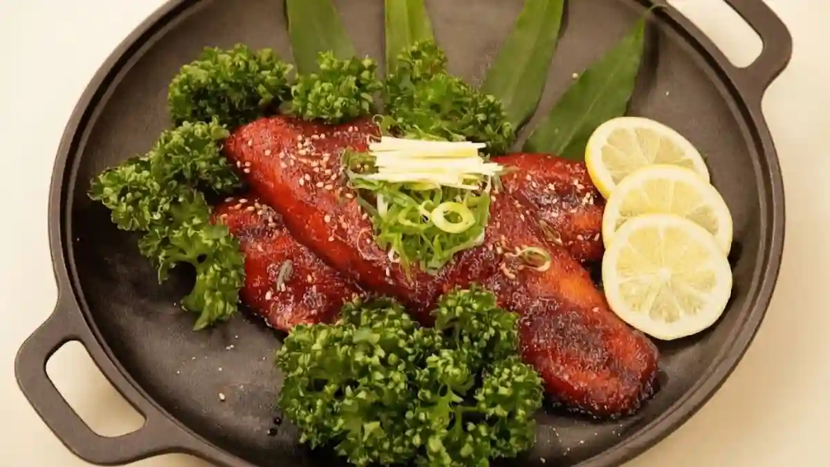 さばの甘辛レモン焼き